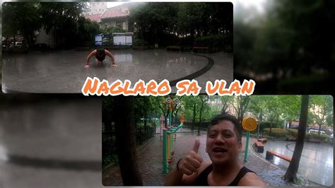Naligo at Naglaro sa ulan (Bathe and Play in the rain) .